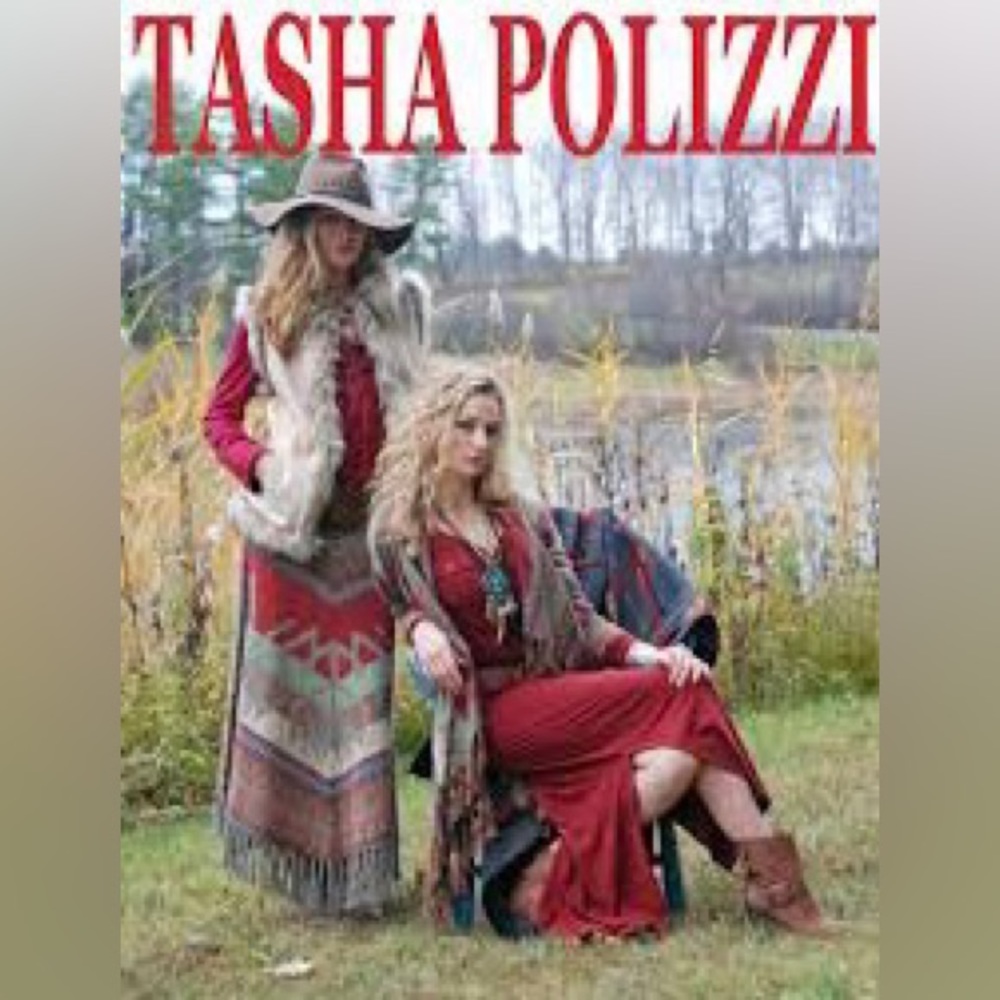 Tasha Polizzi Ruffle Western Style Top with Pearl Button and Matching Pants.